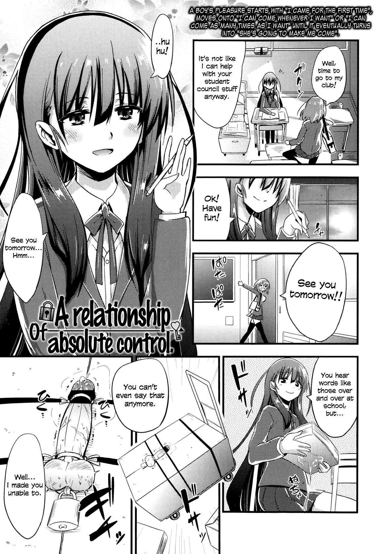A Relationship Of Absolute Control Chapter 1000 Page 1